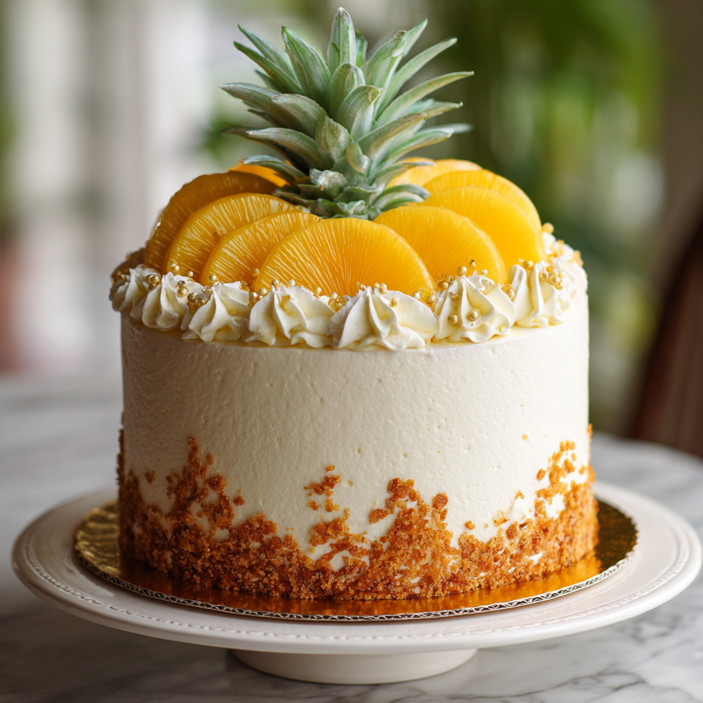 Pineapple Dream Cake: Sweet Island Bliss Recipe