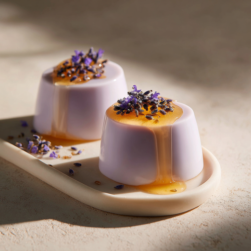 Lavender Honey Panna Cotta Recipe 2 Lavender Honey Panna Cotta Recipe - Recipe Image
