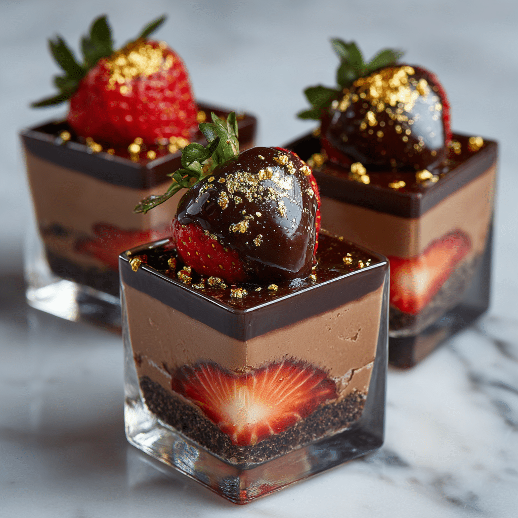 Dubai Chocolate Strawberry Cups Recipe - Recipe Image