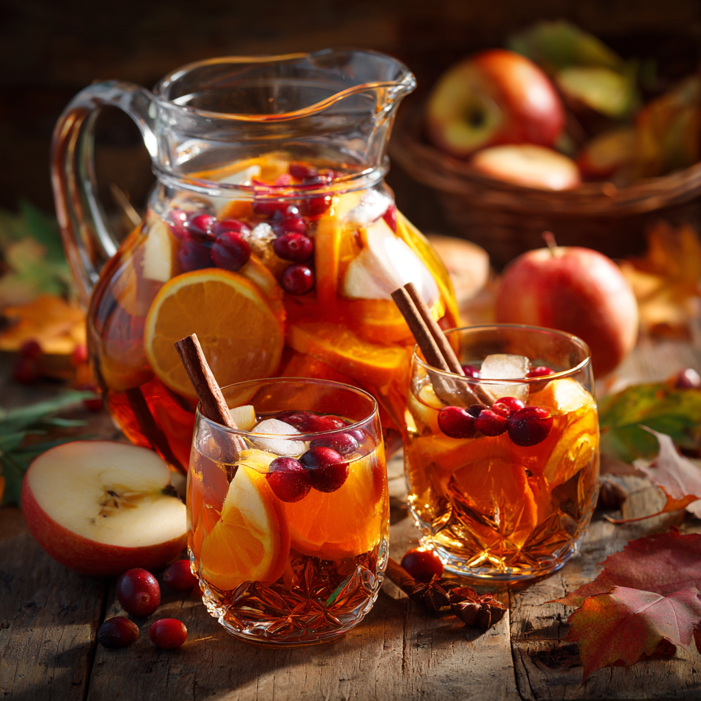 Sweet Tea Harvest Punch: A Refreshing Fall Delight Recipe - Recipe Image