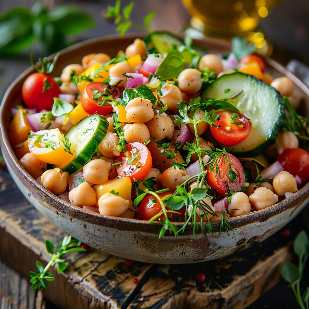 Lemon Herb Chickpea Bowl Recipe - Recipe Image