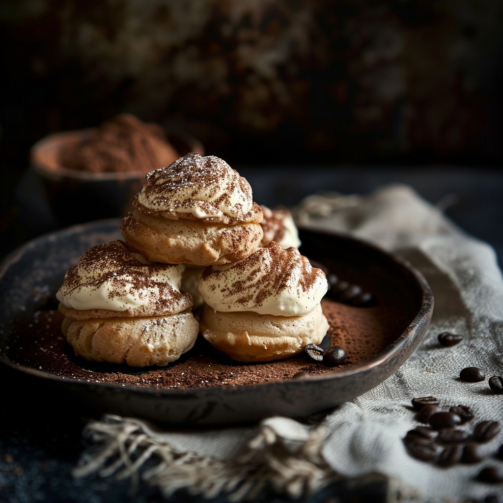 Tiramisu Profiteroles Recipe - Recipe Image