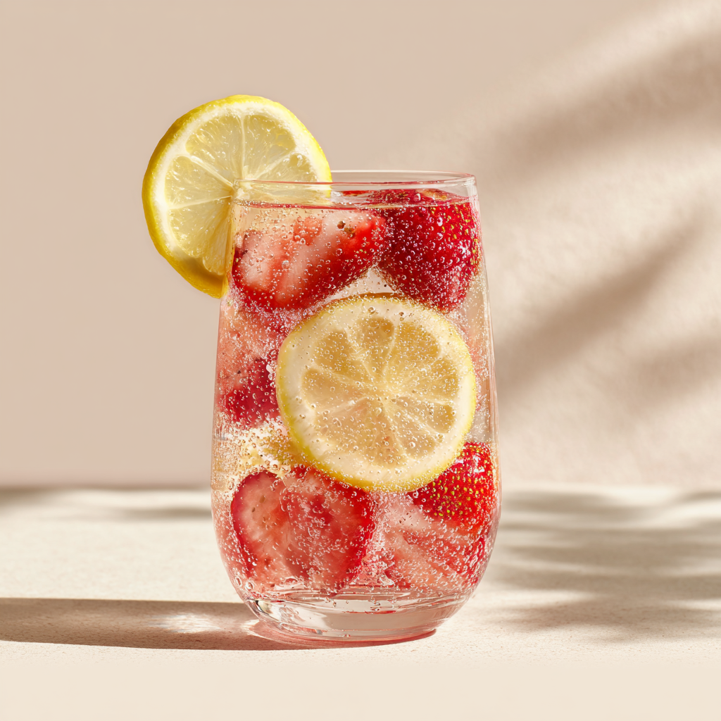 Strawberry Lemon Refresher Recipe - Recipe Image