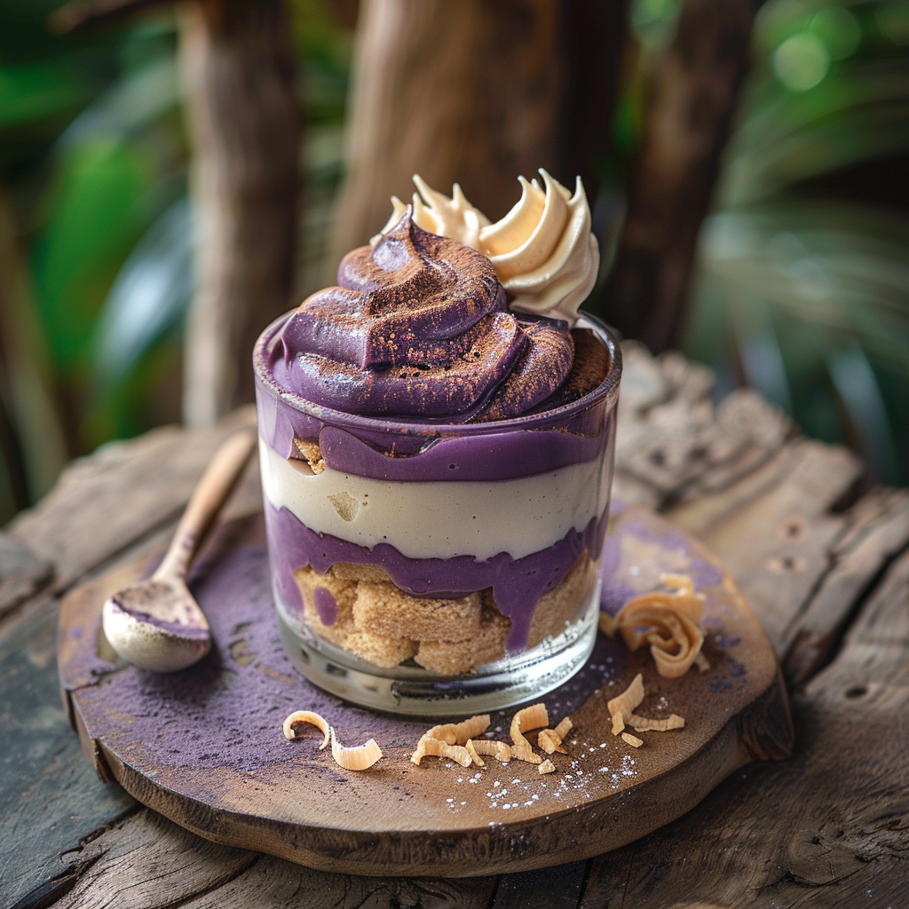 Ube Tiramisu in a Jar Recipe