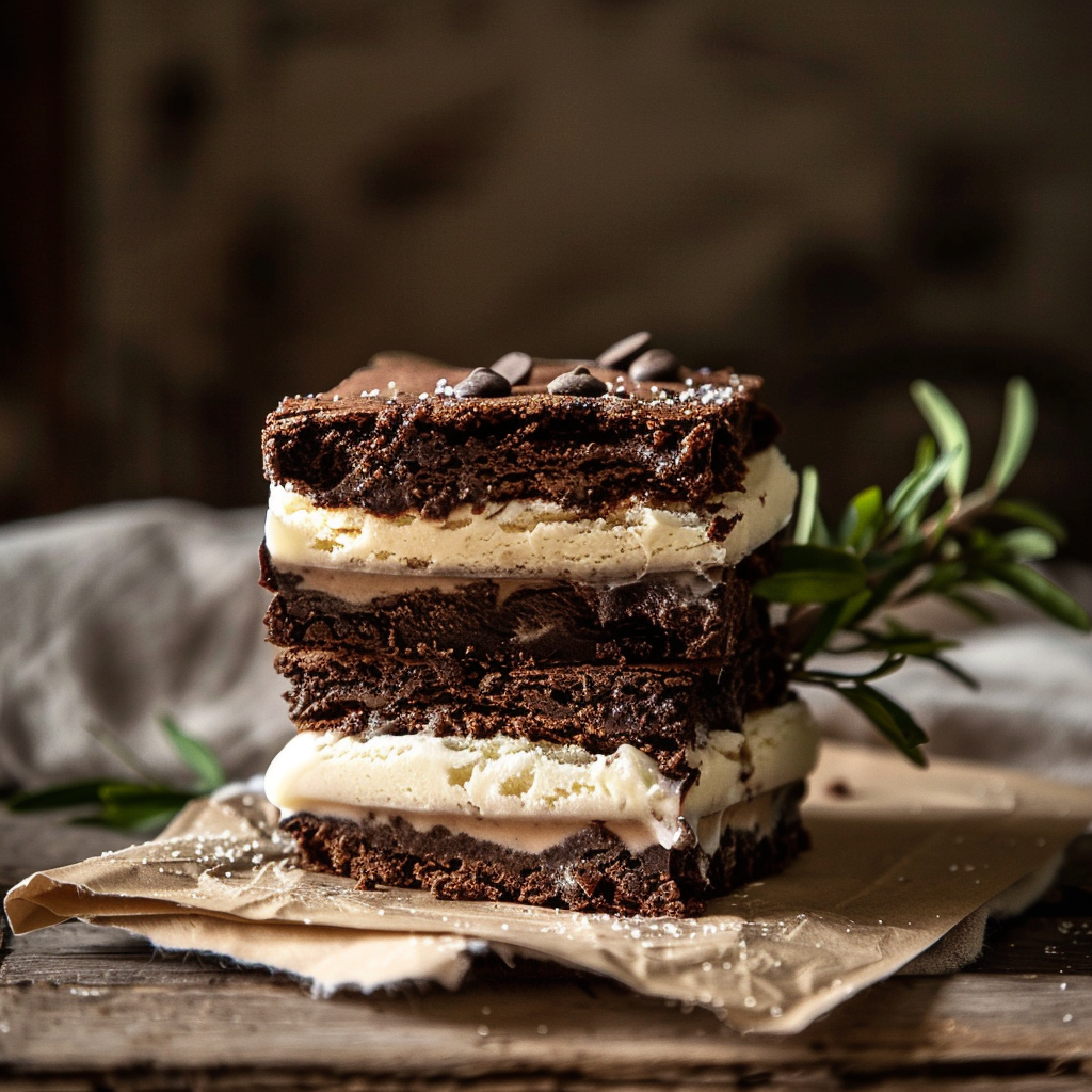Brownie Ice Cream Sandwich 🍦 Recipe 3 Brownie Ice Cream Sandwich 🍦 Recipe - Recipe Image