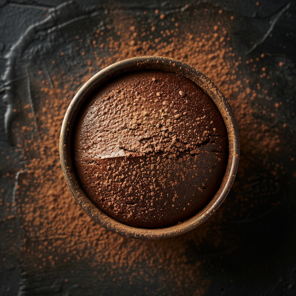 Dark Chocolate Soufflé Perfection 🍫 Recipe - Recipe Image