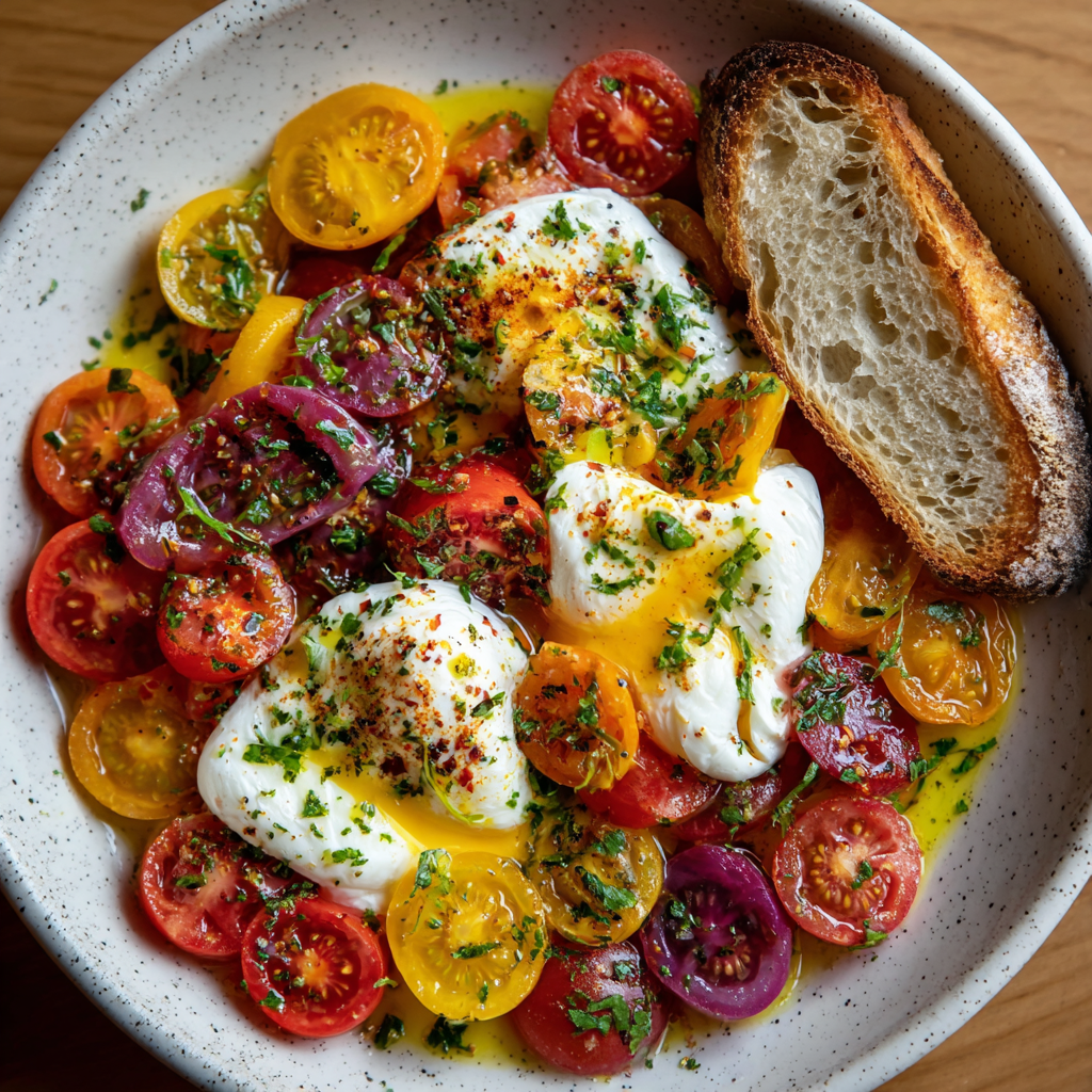 Burrata Tomato Salad Recipe