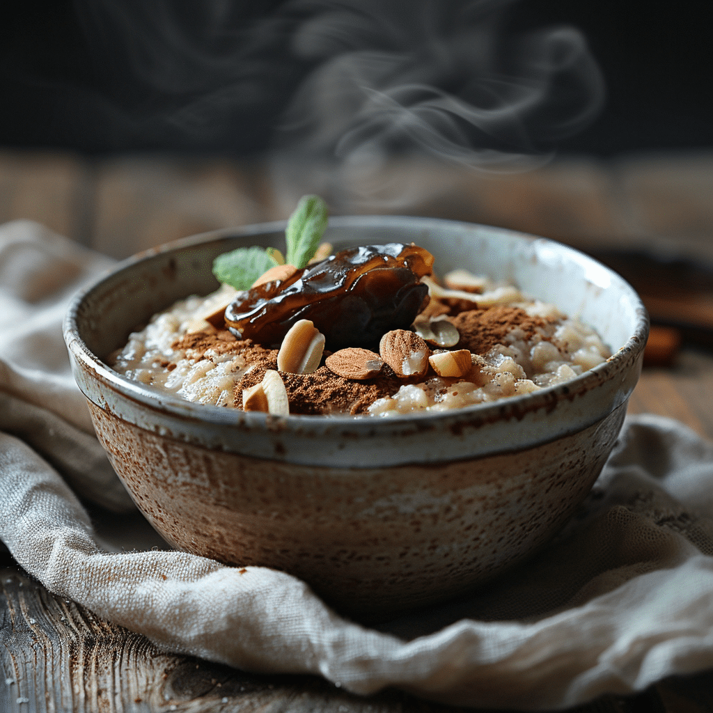 Almond Date Cinnamon Oatmeal Recipe