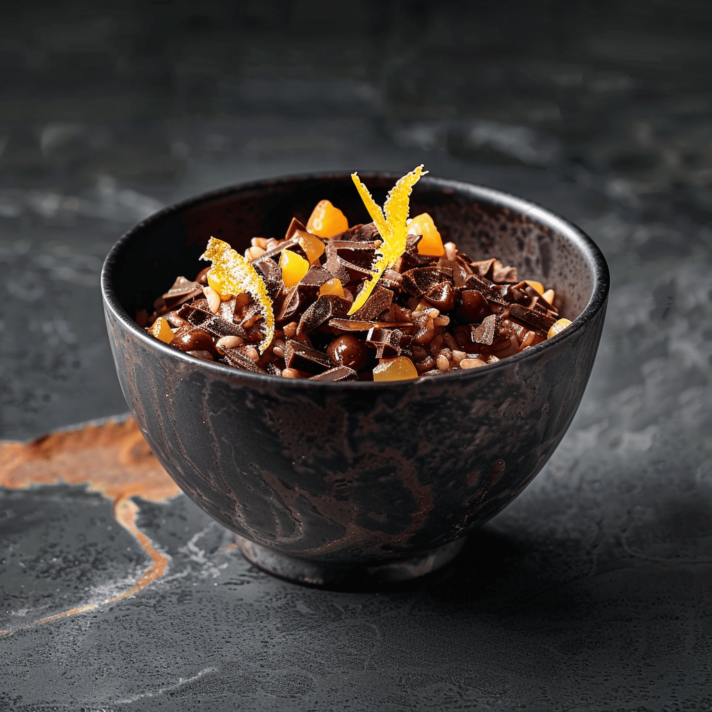 Chocolate Orange Breakfast Rice Bowl Recipe
