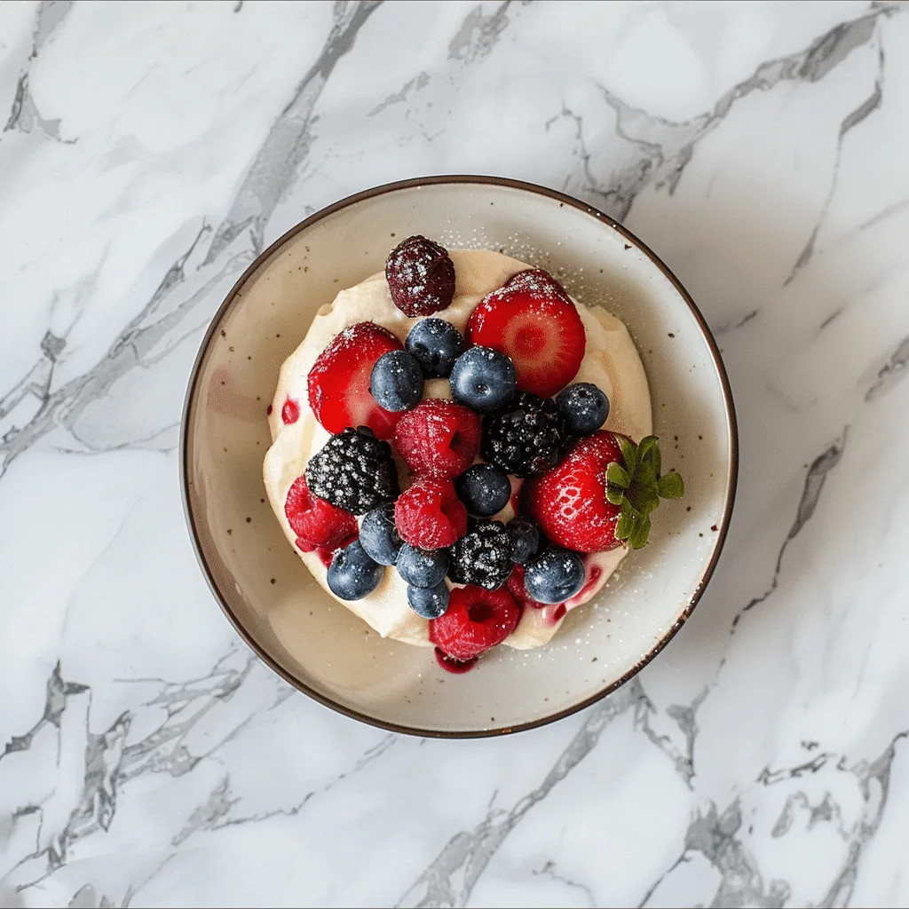 Vanilla Berry Rice Cream Recipe