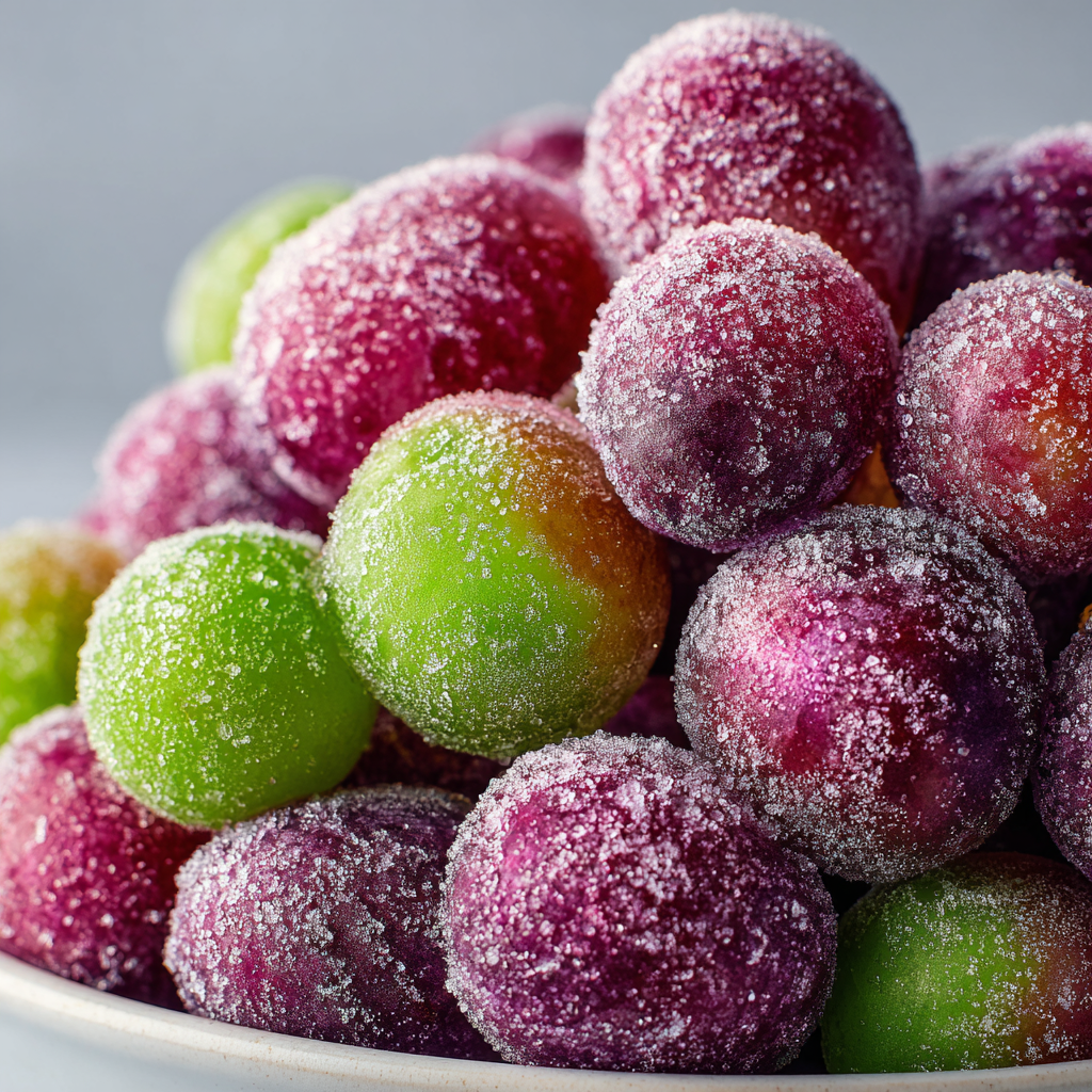 Frozen Grapes Candy 🍇 Recipe