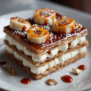 Caramelized Banana Mille-Feuille Recipe
