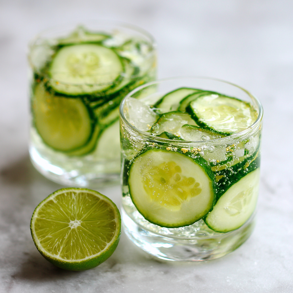 Cucumber Lime Refresh Cups Recipe