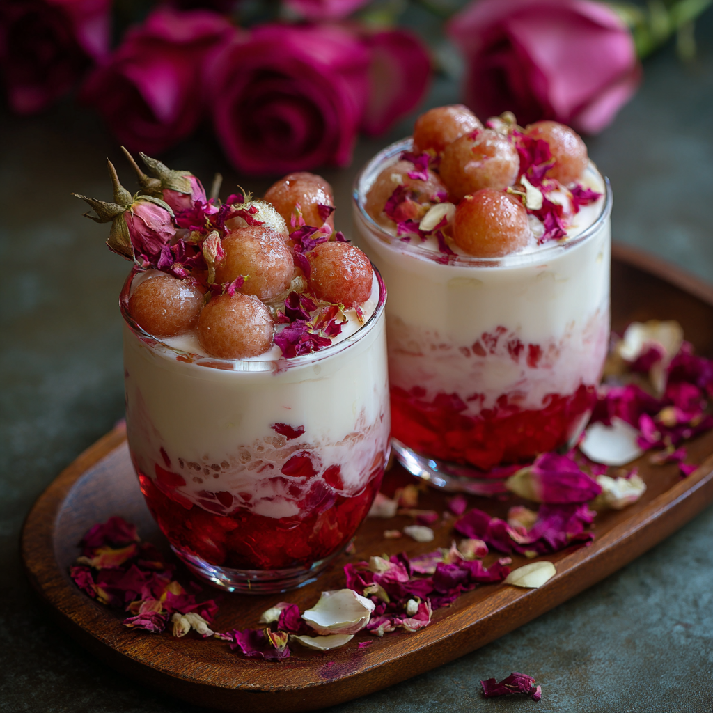 Lychee & Rose Crystal Verrine Recipe