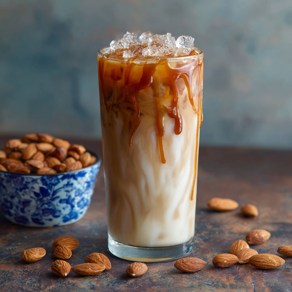 Iced Caramel Almond Latte Recipe