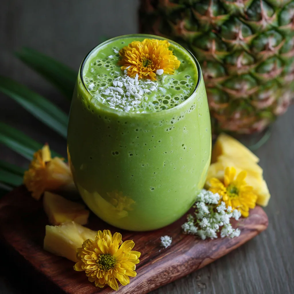 Tropical Green Smoothie Recipe