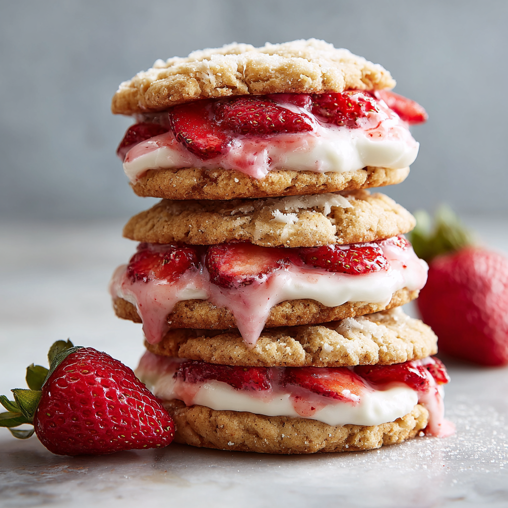 Strawberry Shortcake Cookies Recipe