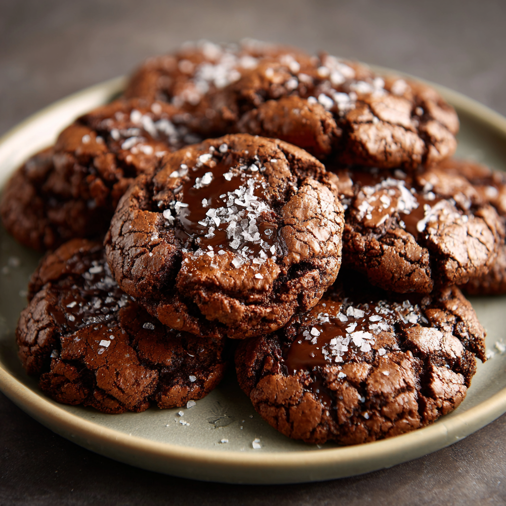 Double Chocolate Tahini Cookies Recipe - Recipe Image