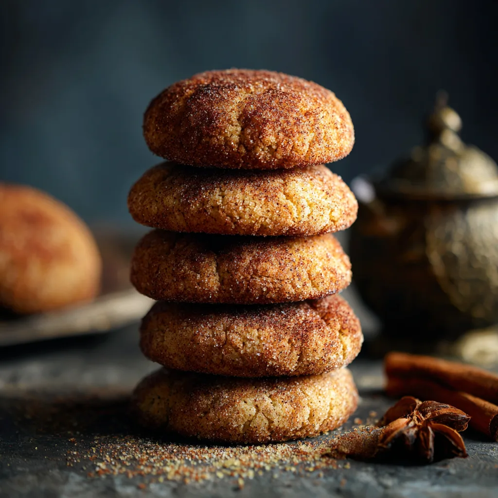 Chai Spiced Snickerdoodle Cookies Recipe