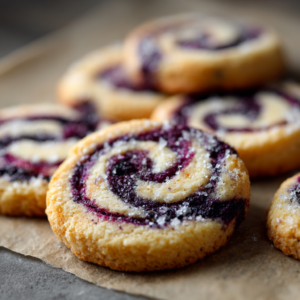 Blueberry Cream Cheese Swirl Cookies Recipe