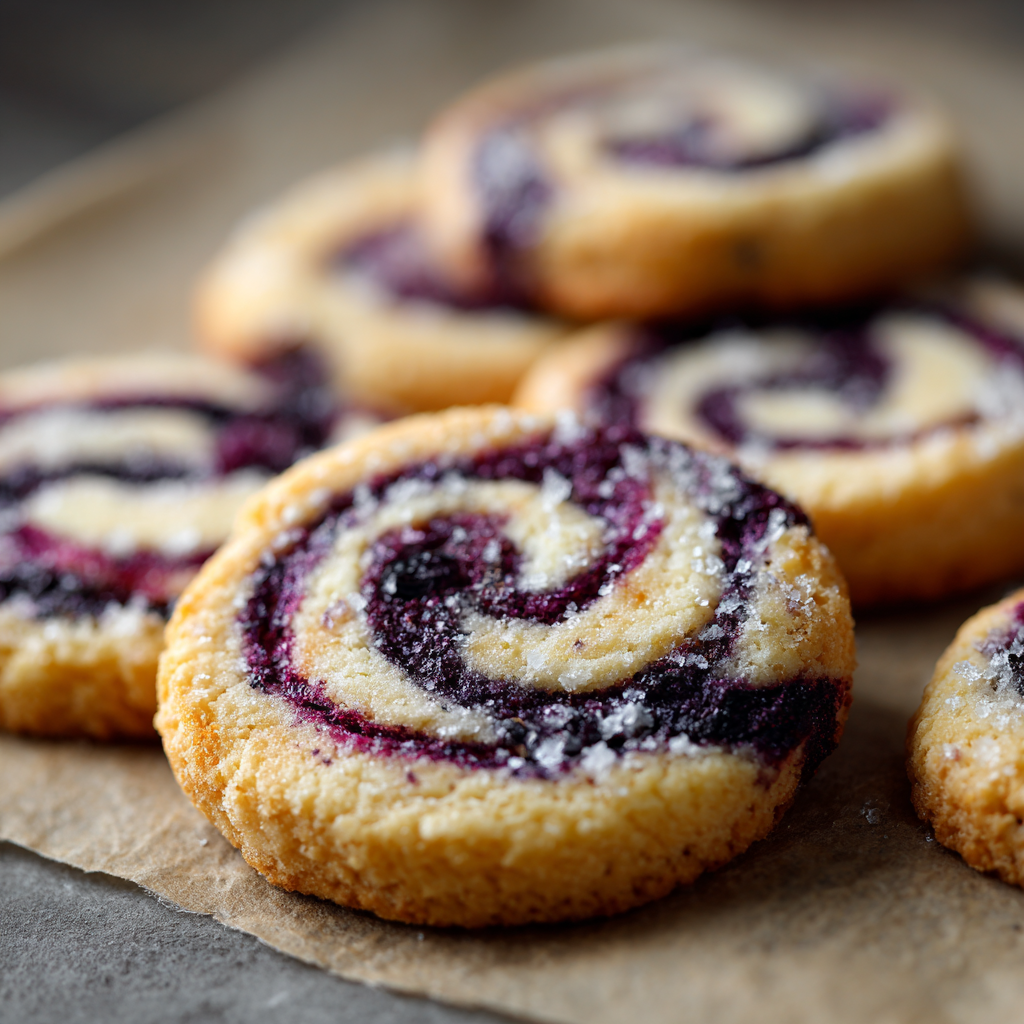 Blueberry Cream Cheese Swirl Cookies Recipe