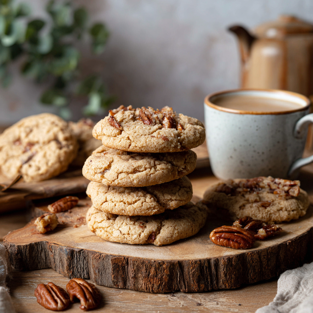 Brown Butter Maple Pecan Cookies