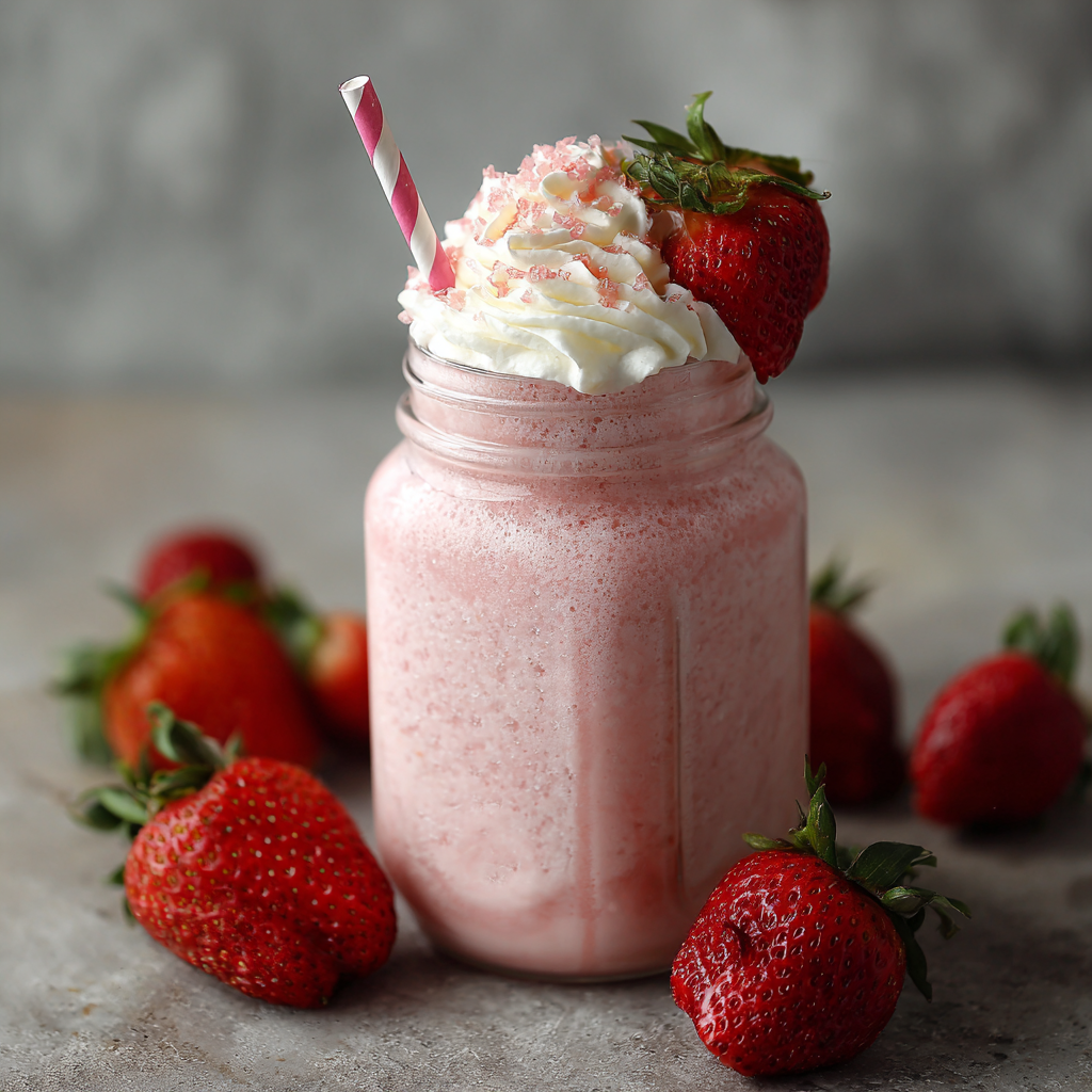 Strawberry Milkshake Recipe