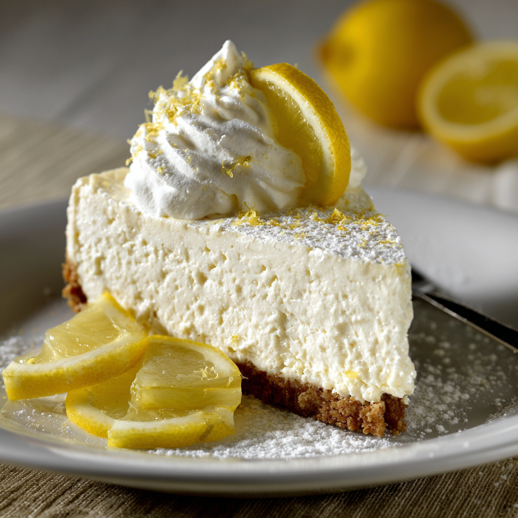 Lemon Cheesecake Recipe - Recipe Image
