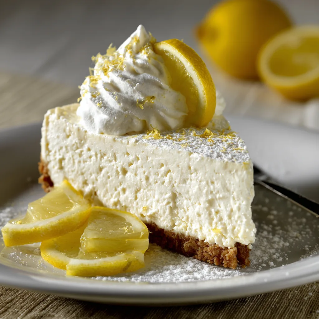 Lemon Cheesecake Recipe - Recipe Image
