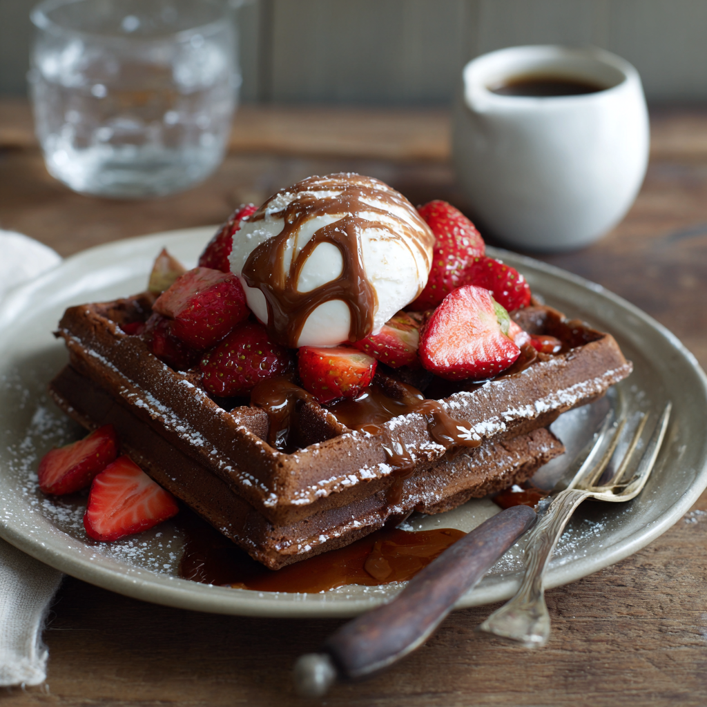 Chocolate Waffles Recipe