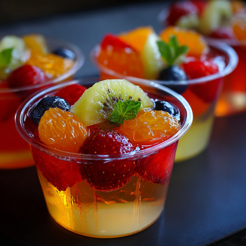 Fruit Jelly Cups Recipe