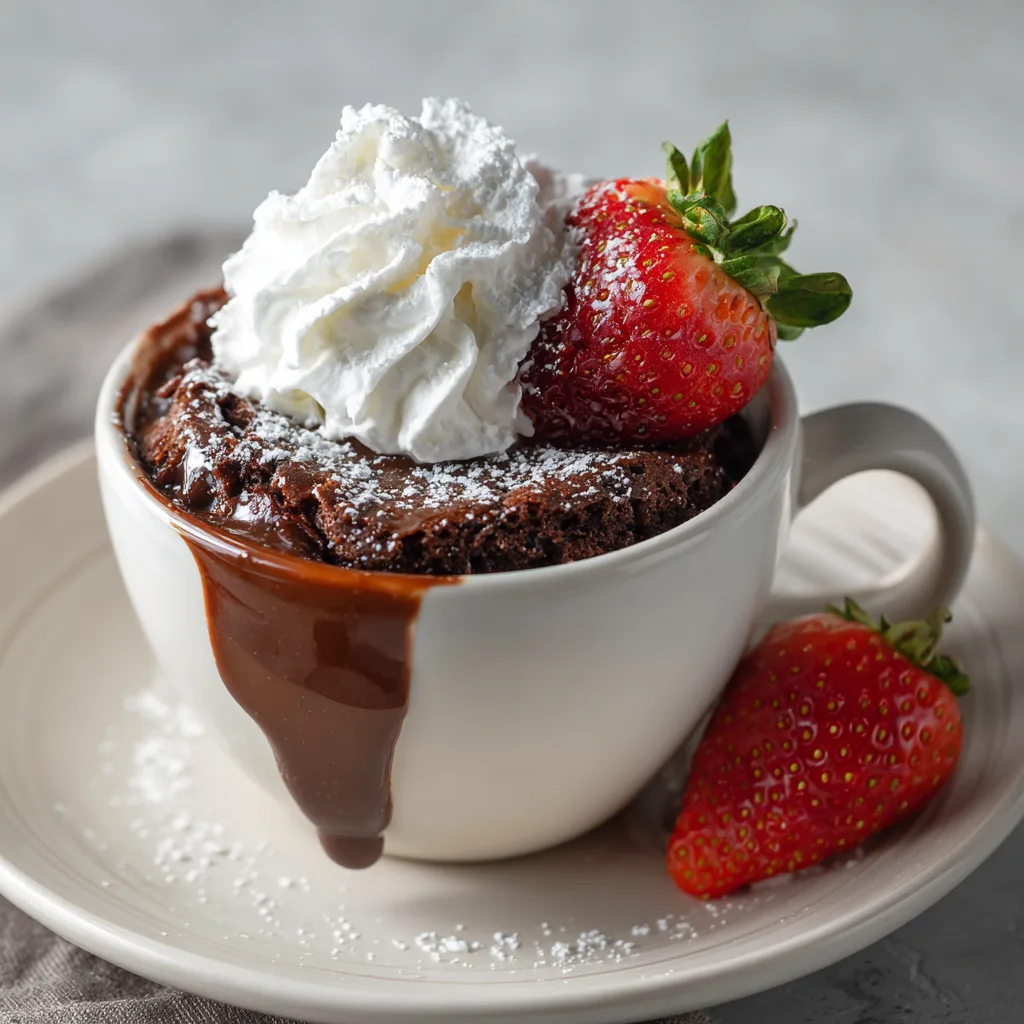 Chocolate Lava Mug Cake Recipe