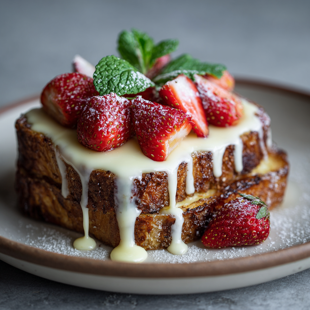 Custard Yogurt Toast Recipe
