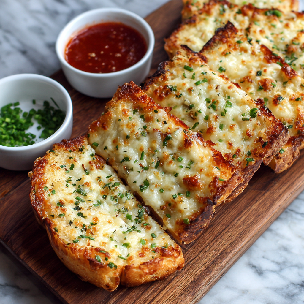 Korean Garlic Cheese Bread Recipe