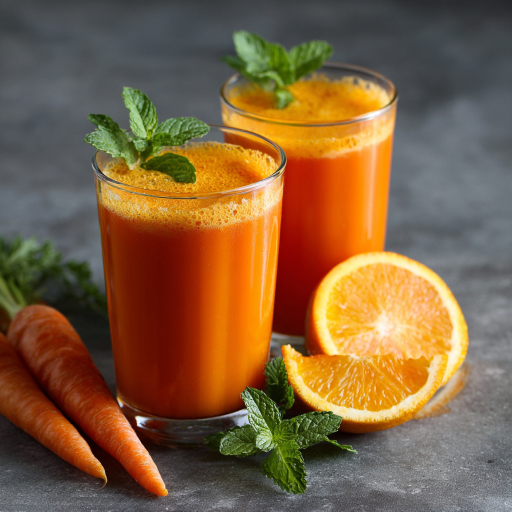 Carrot Orange Glow Juice Recipe