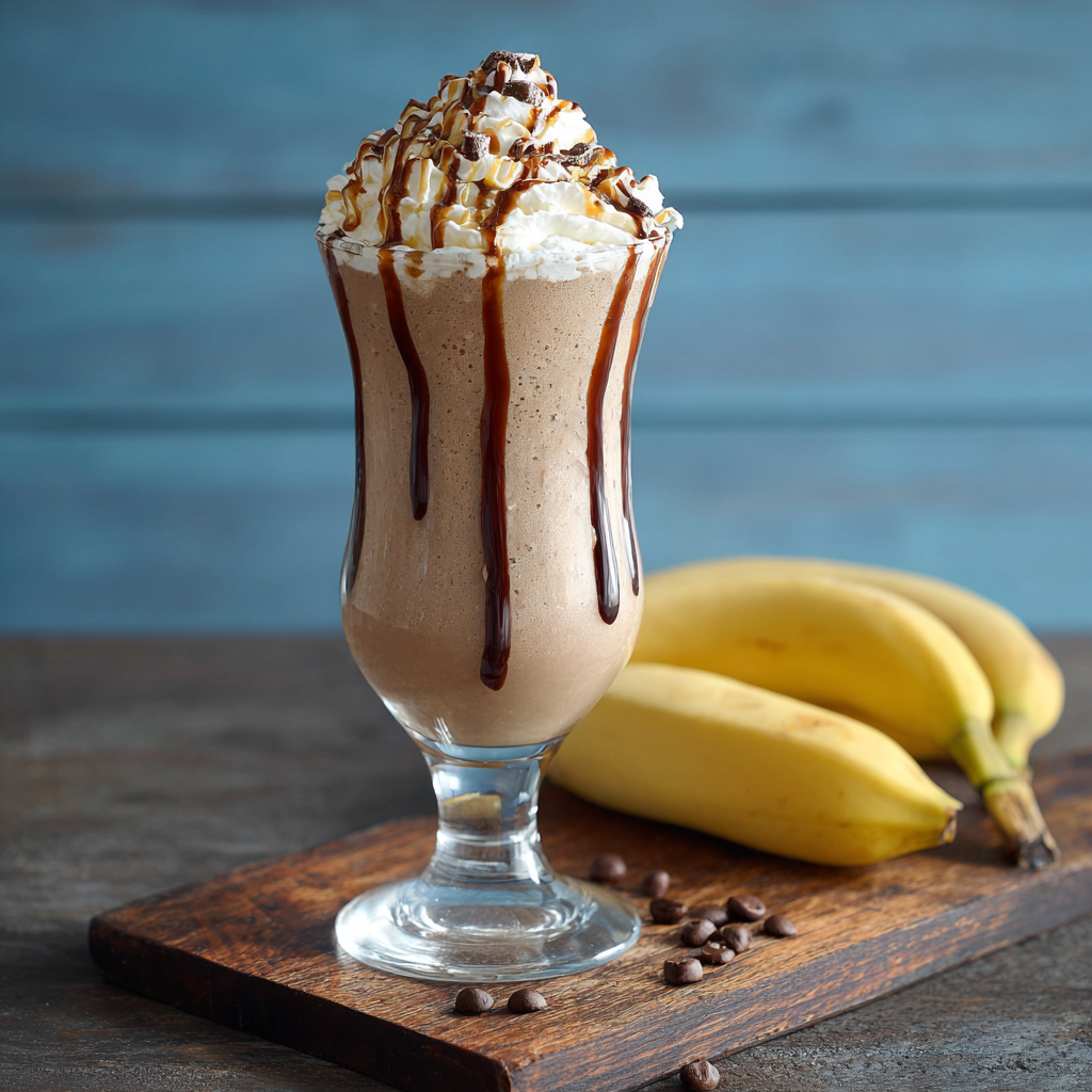 Mocha Banana Ice Shake Recipe