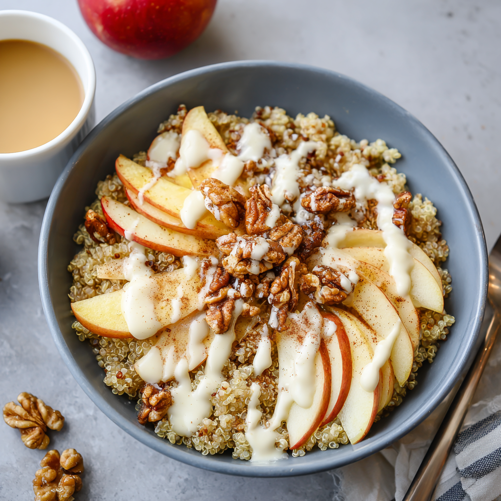 Apple Cinnamon Quinoa Bowl Recipe