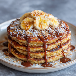 Banana Bread Protein Pancakes Recipe