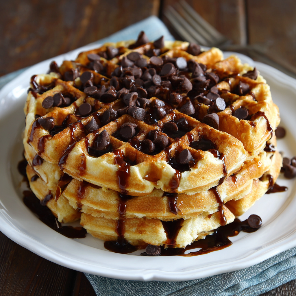 Chocolate Chip Waffles Recipe