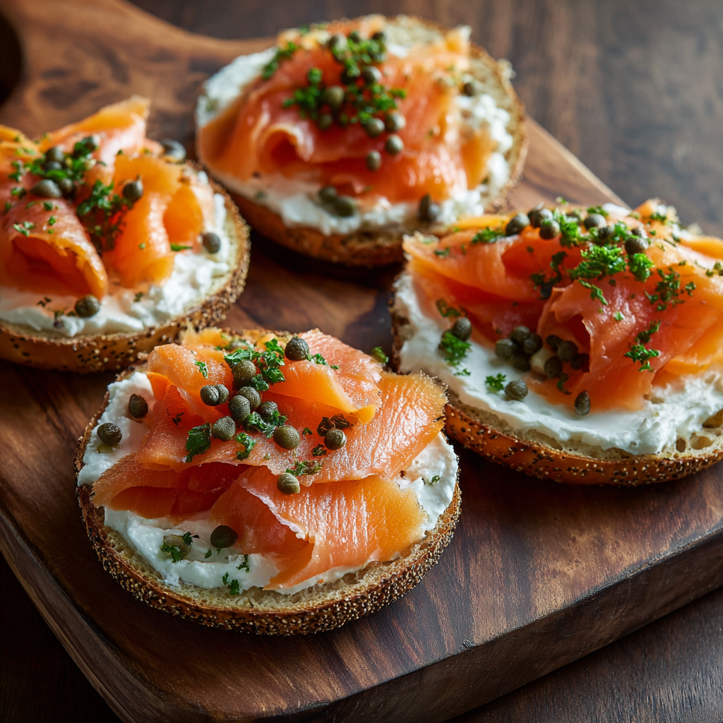 Smoked Salmon Bagel Recipe