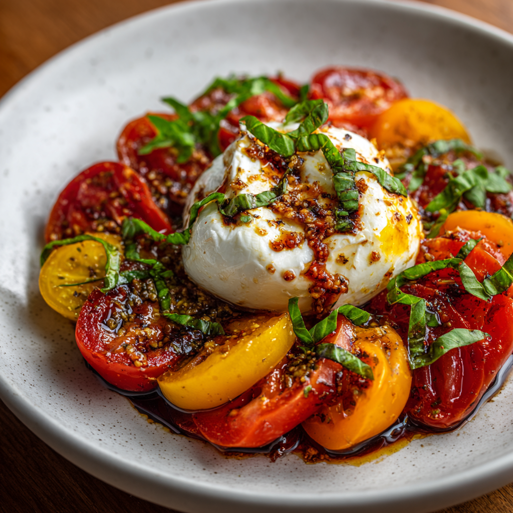 Burrata Tomato Salad Recipe - Recipe Image