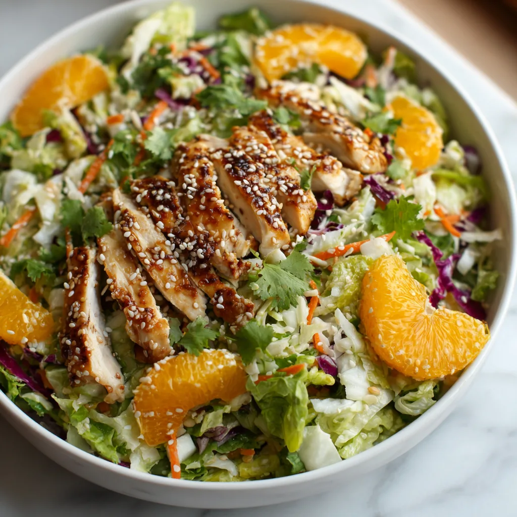 Asian Sesame Chicken Salad Recipe - Recipe Image