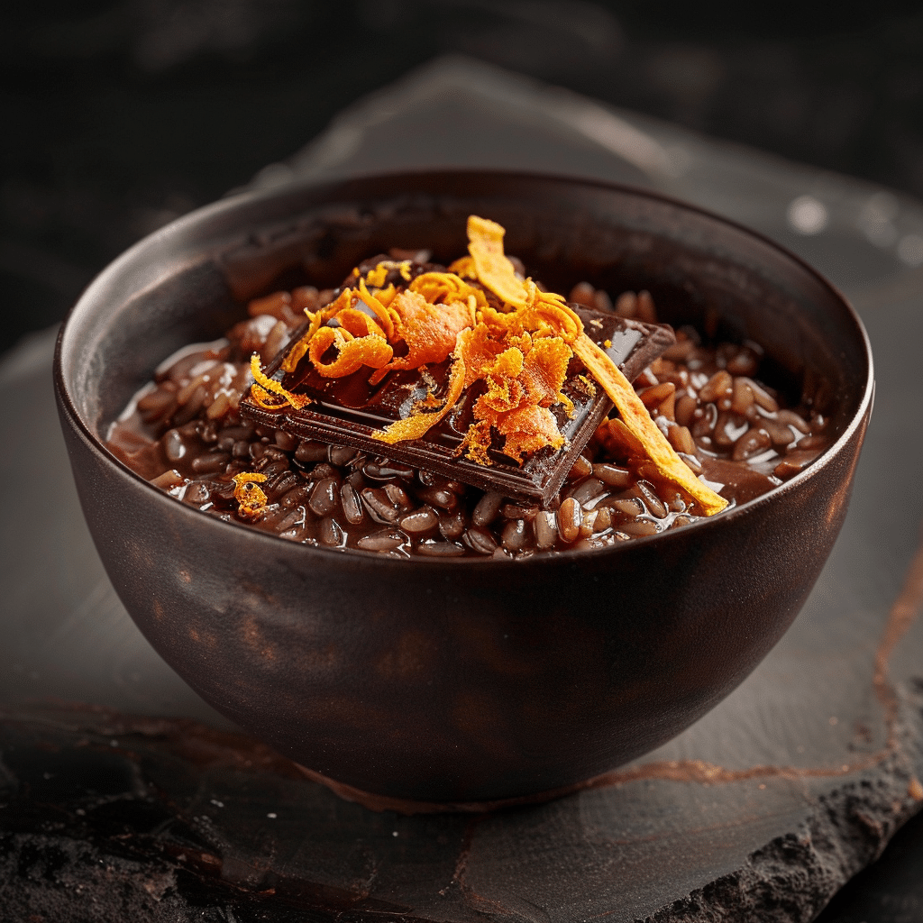 Chocolate Orange Breakfast Rice Bowl Recipe - Recipe Image