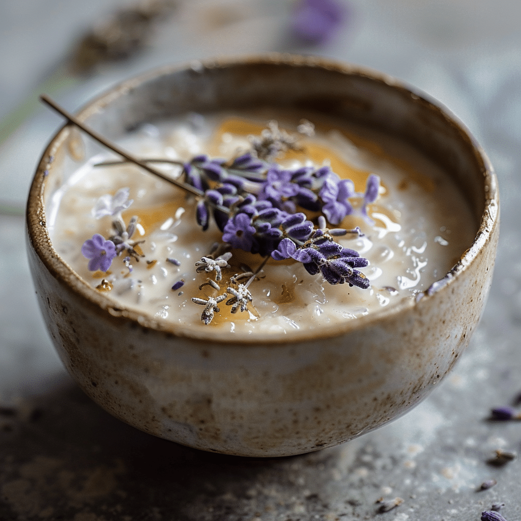 Lavender Honey Rice Pudding Serenity Recipe - Recipe Image