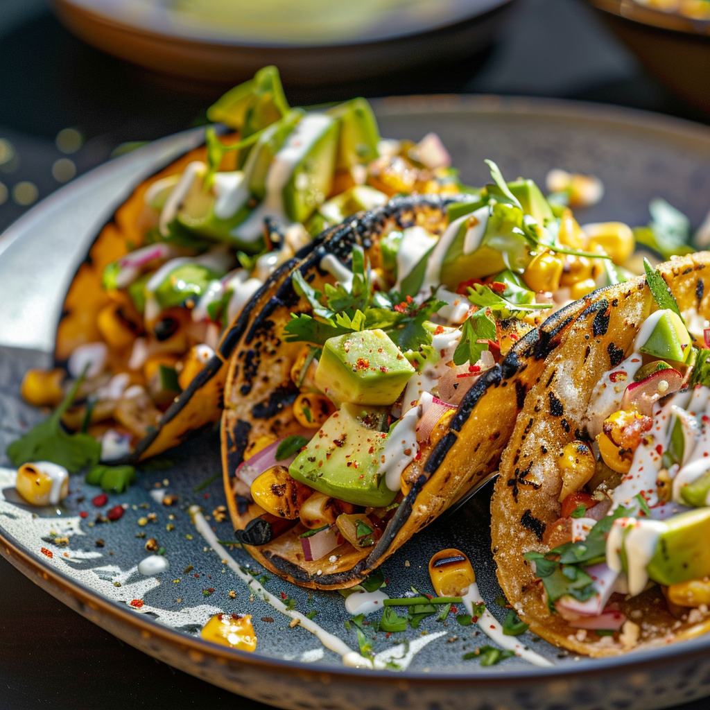 Grilled Corn Avocado Tacos Recipe - Recipe Image