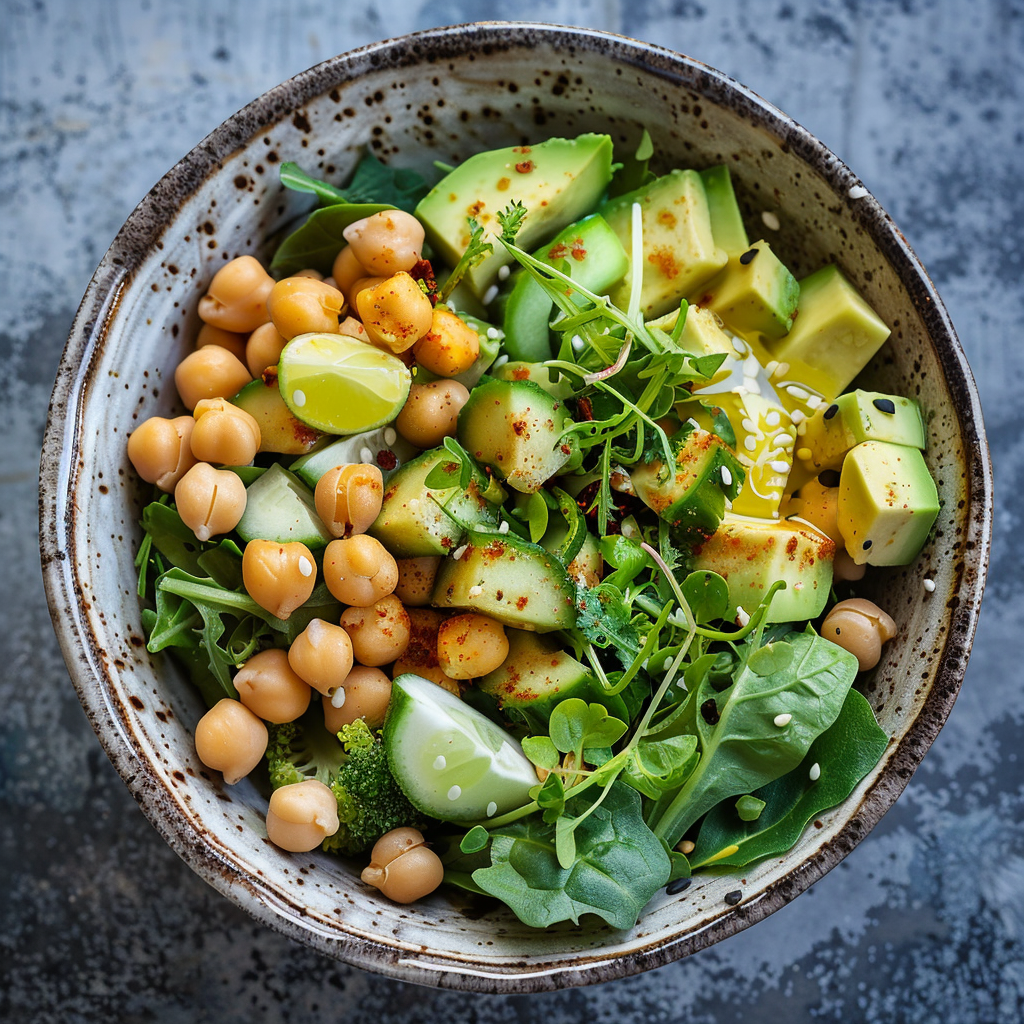 Avocado Lime Chickpea Salad Recipe - Recipe Image