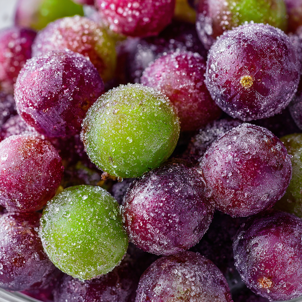 Frozen Grapes Candy 🍇 Recipe - Recipe Image