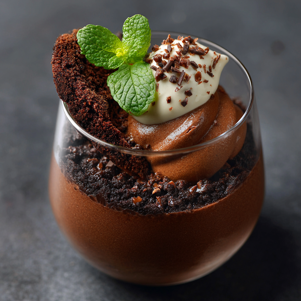 Chocolate Soil with Espresso Mousse Recipe - Recipe Image