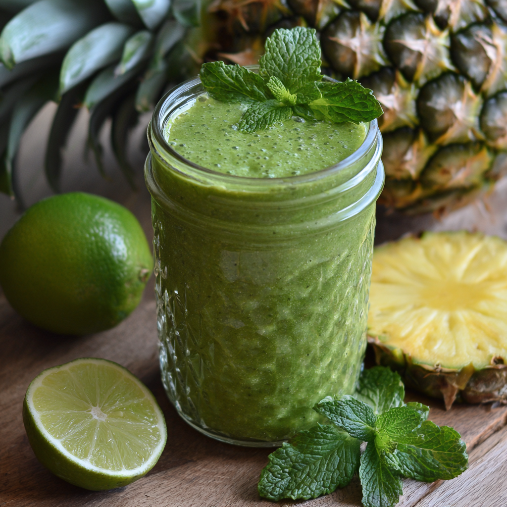 Tropical Green Smoothie Recipe - Recipe Image