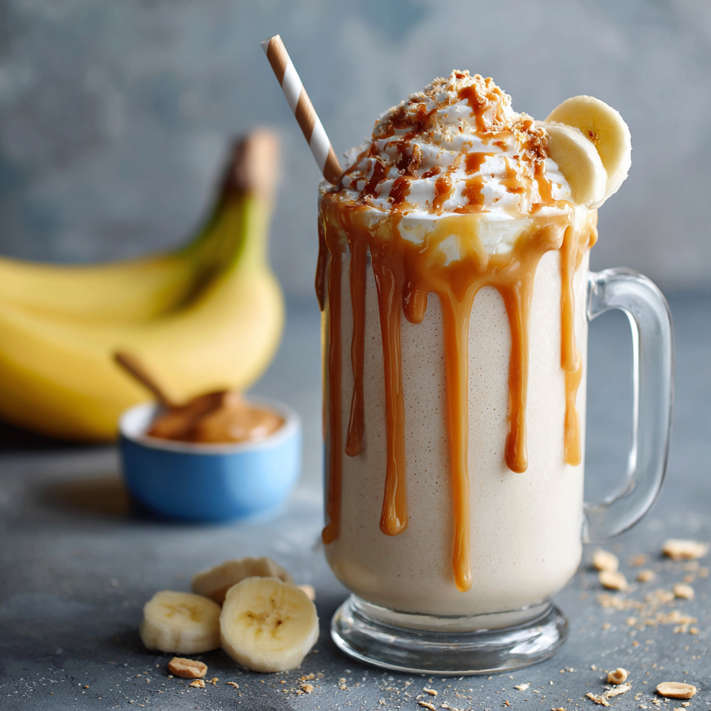 Peanut Butter Banana Shake Recipe - Recipe Image
